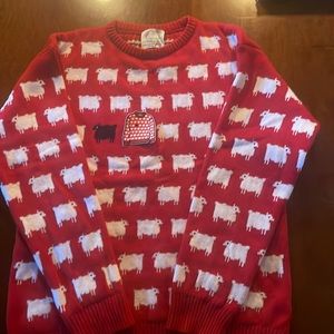 Warm and wonderful unisex L "diana edition" sheep sweater